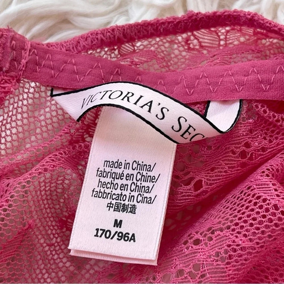 Victoria’s Secret Pink Mesh Racerback Negligee Garters M - Picture 8 of 8